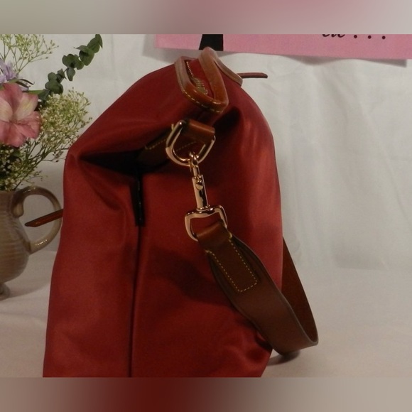 Dooney & Bourke Nylon HoBo - Raspberry mark on rt. - Picture 3 of 9